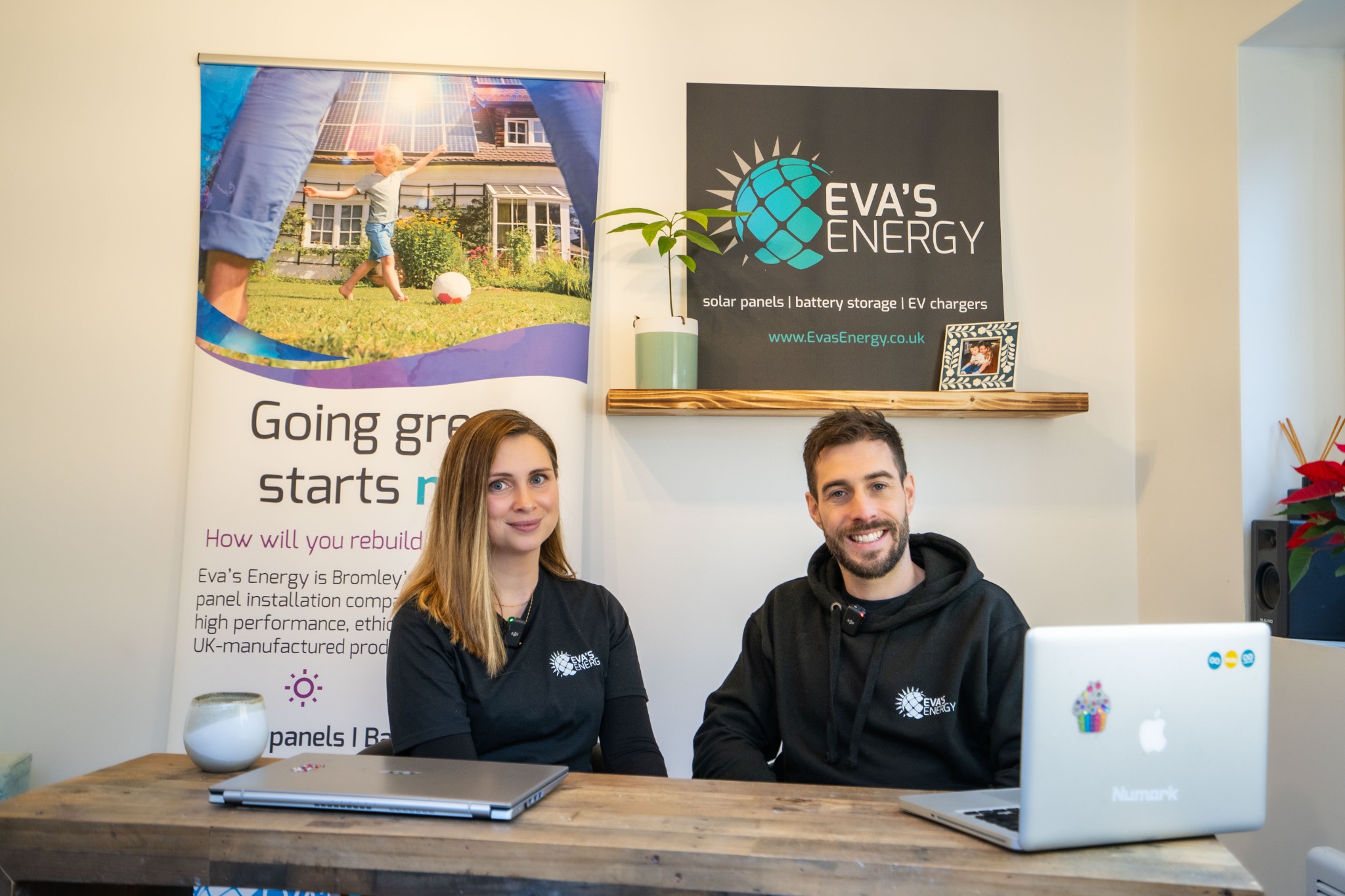 The Eva’s Energy team in their office